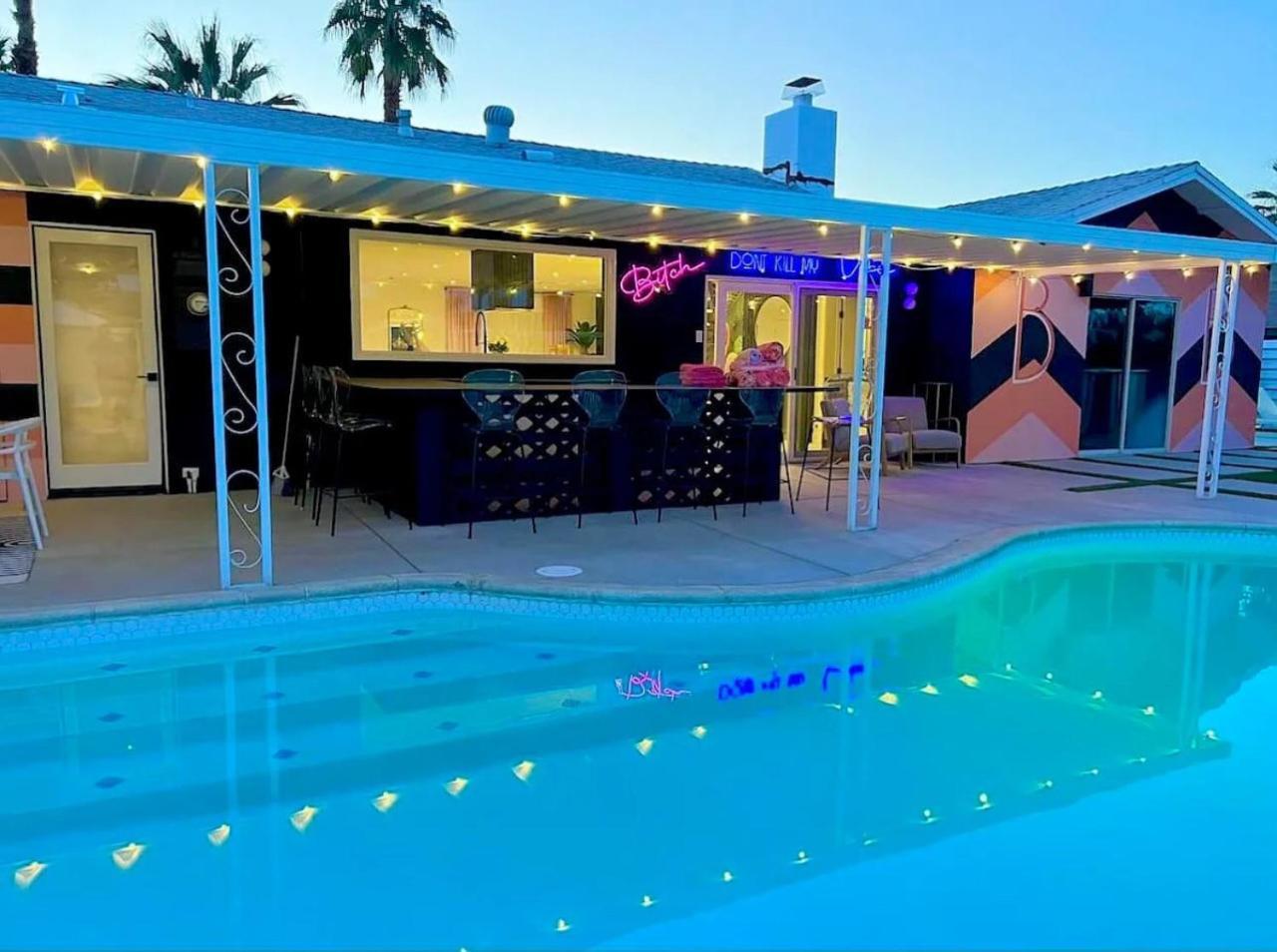 Blush Oasis With Resort Style Backyard Palm Springs Zewnętrze zdjęcie